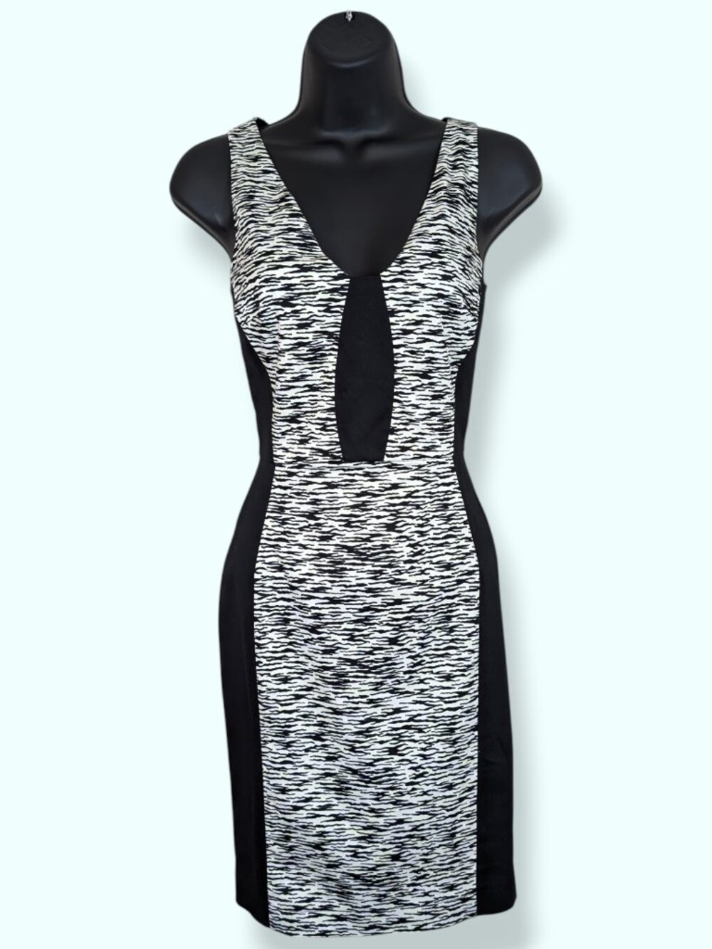 French Connection Zebra Print Bodycon Dress